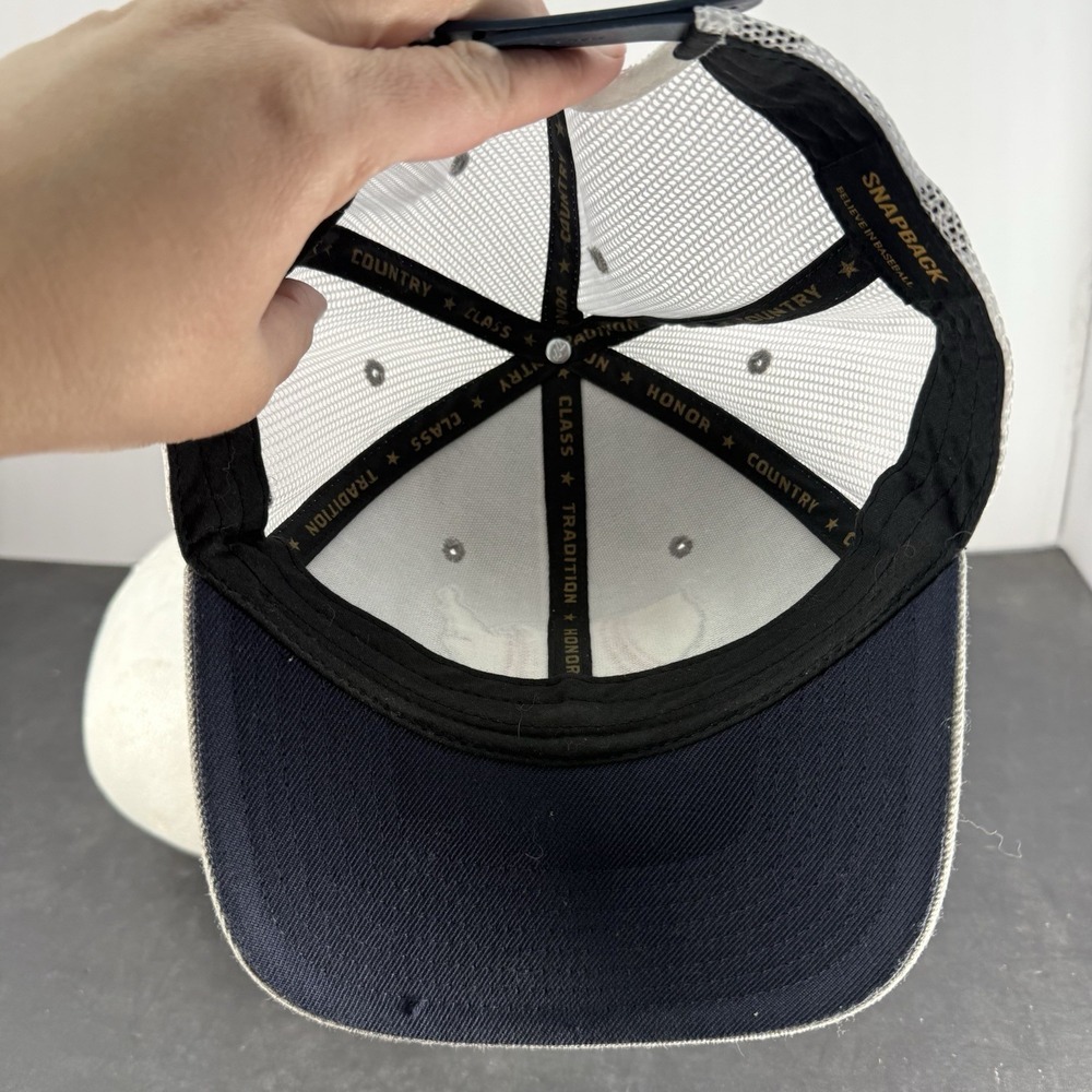 Baseball SM Snapback Mens Mesh Baseball Cap Adjustable USA Blue Red White Gray - Picture 6 of 8